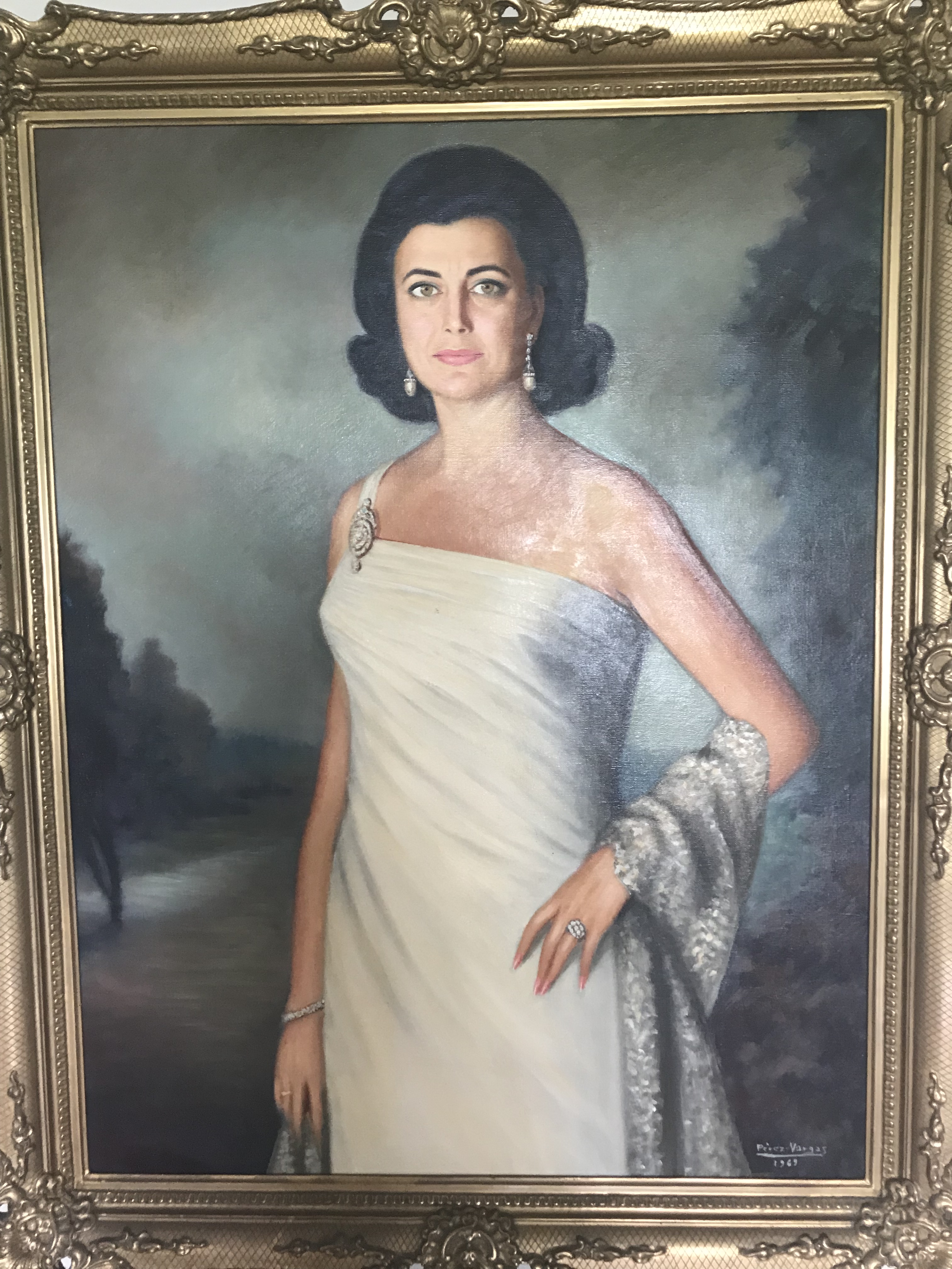 Retrato al oleo realizado en Cádiz